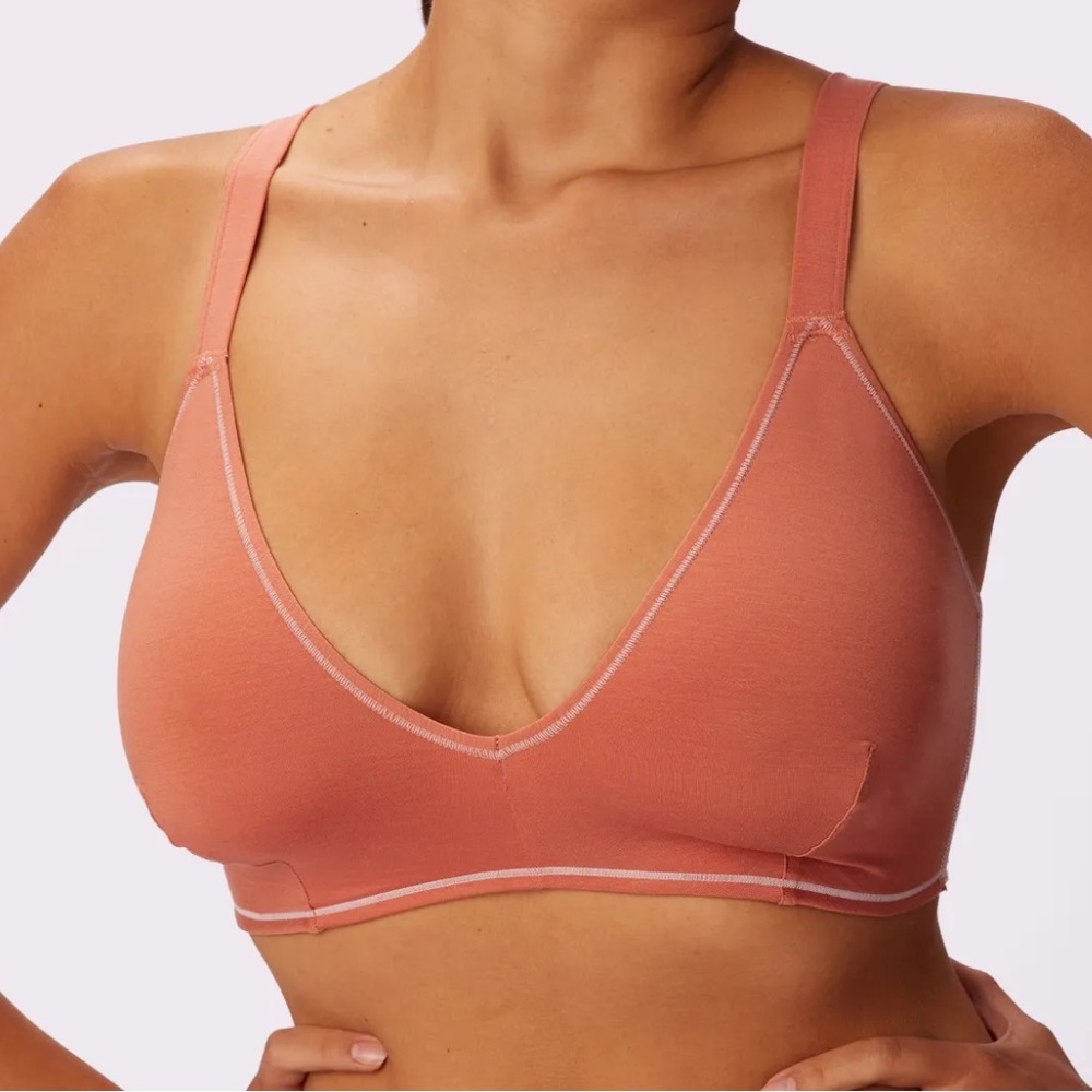 Parade Vintage Soft Triangle Bralette in Cake Pop